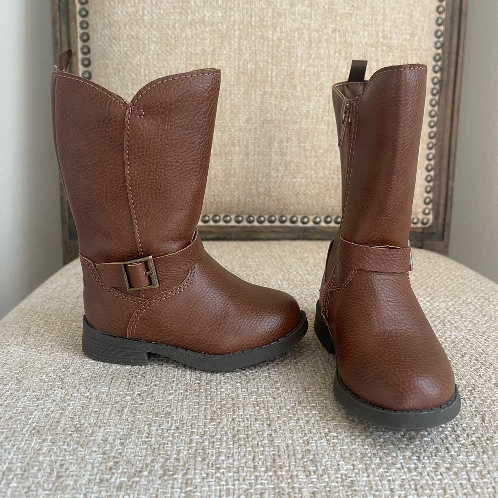 Girls Brown Toddler Boots